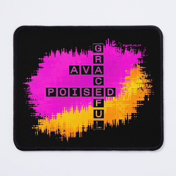 Item preview, Ava, Graceful and poised crossword designed and sold by words-my-art.