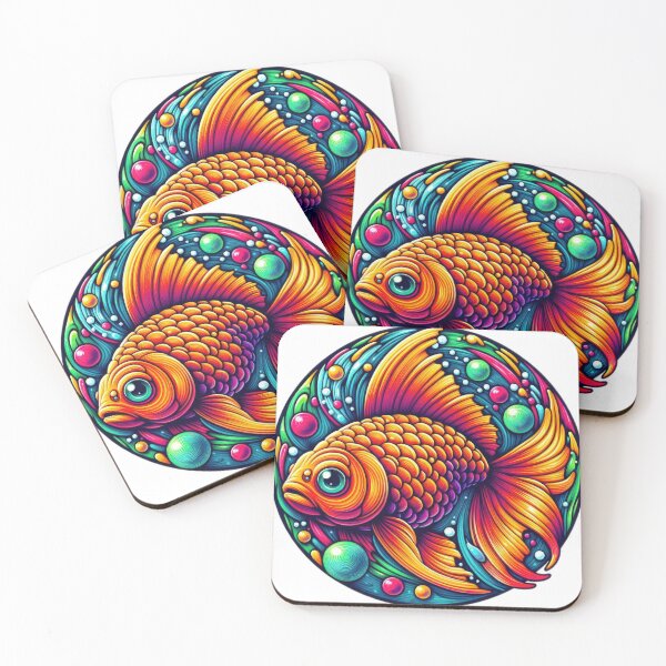 Item preview, Funny animal Goldfish emblem  designed and sold by Expressions-Sel.