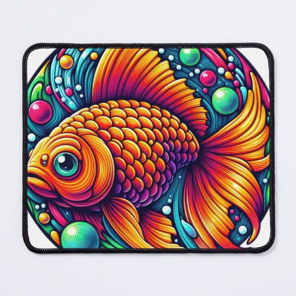 Item preview, Funny animal Goldfish emblem  designed and sold by Expressions-Sel.