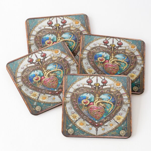 Item preview, Steampunk Heart Series - Anatomical Heart designed and sold by Lee Hiller Designs.