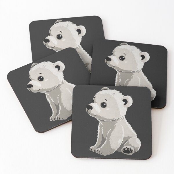 Item preview, Cub Curiosity - Baby Polar Bear  designed and sold by Sir Meow Meow.