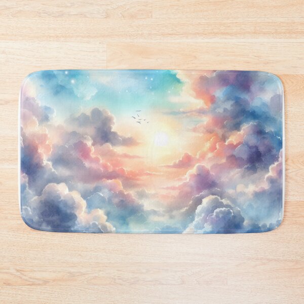 Item preview, Dreamy Watercolor Sky - Watercolor Clouds - Fantasy Watercolor Space designed and sold by stylishdzign.