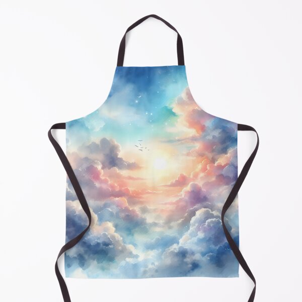 Item preview, Dreamy Watercolor Sky - Watercolor Clouds - Fantasy Watercolor Space designed and sold by stylishdzign.