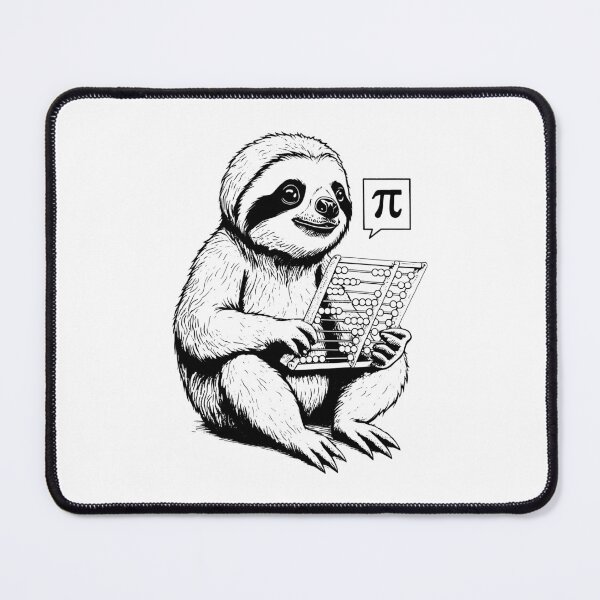 Item preview, Pi Day Sloth Abacus Funny Mathematics Math Lover Teacher designed and sold by GrandeDuc.