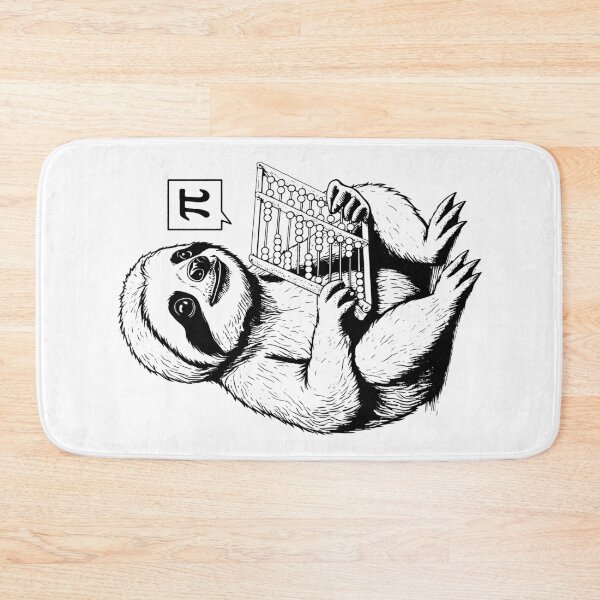 Item preview, Pi Day Sloth Abacus Funny Mathematics Math Lover Teacher designed and sold by GrandeDuc.