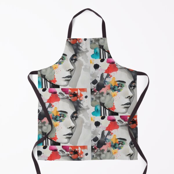 Item preview, Monochrome Serenity: Abstract Portrait with Subtle Emotion designed and sold by MillennialVibe.