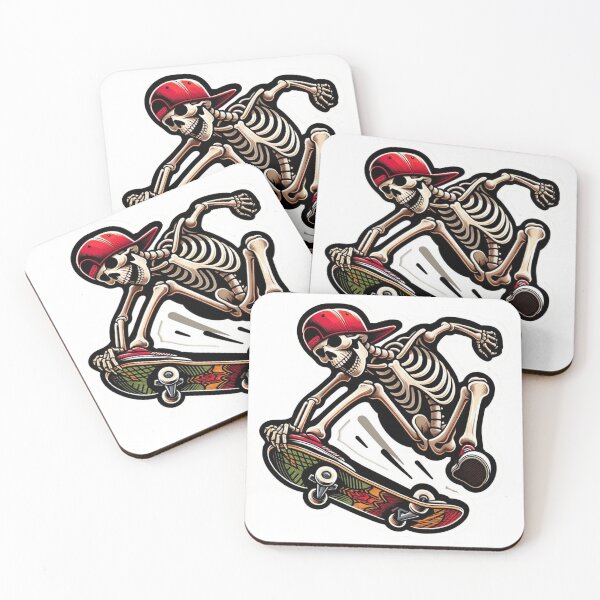 Item preview, Skater Skeleton Thrill designed and sold by yasarstore.
