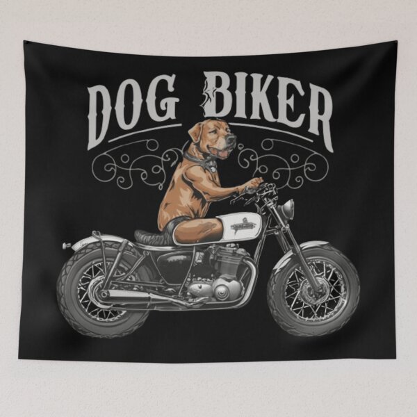 Item preview, Biker dog designed and sold by Shtex.