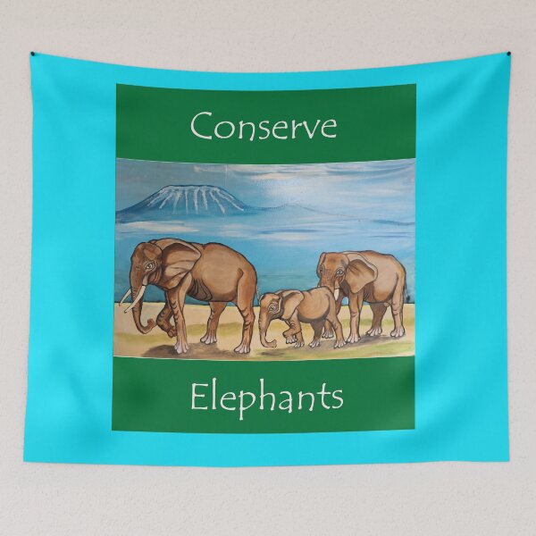 Item preview, Conserve Elephants designed and sold by annenambiro.