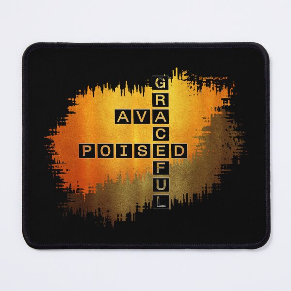 Item preview, Ava, Graceful and poised crossword art designed and sold by words-my-art.