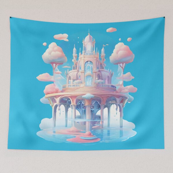 Item preview, Anime Palace: Romantic Castle Art designed and sold by DemureArtsy.