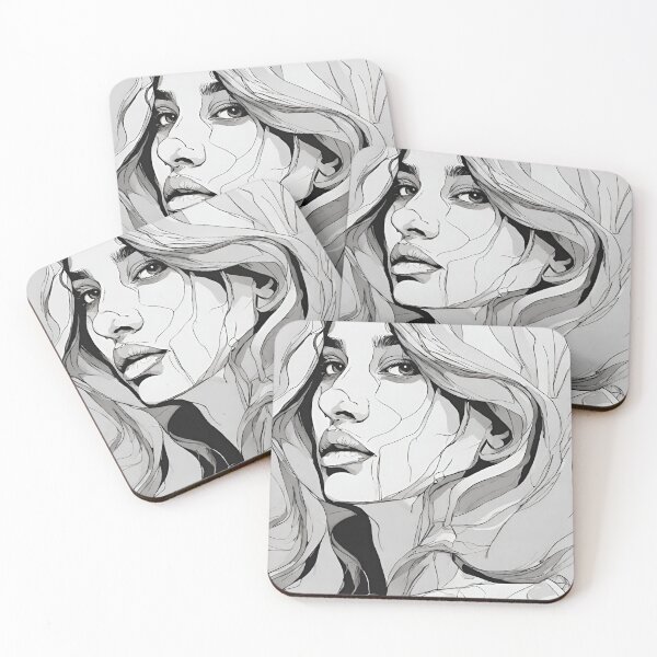 Item preview, Julia, Lineart Wallart designed and sold by BPMagic.