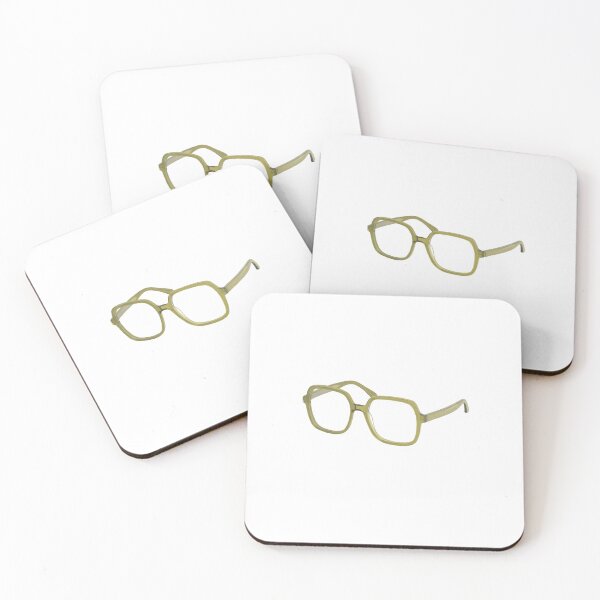 Item preview, olive green glasses aesthetic frazzled english woman designed and sold by truddyy.