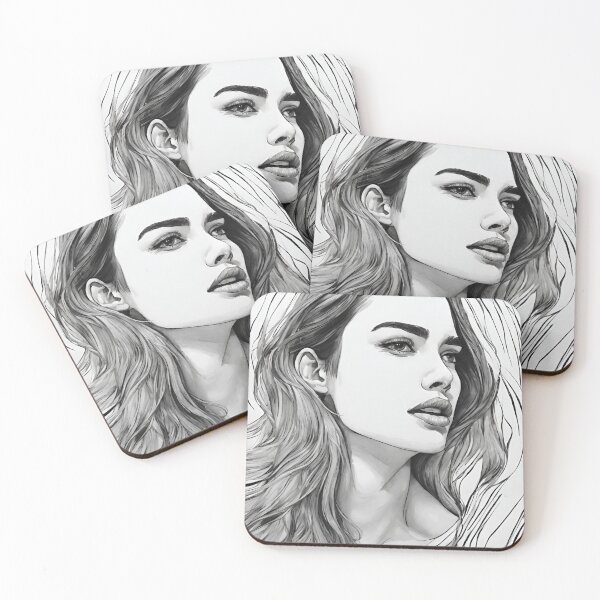 Item preview, Art of Nuances: Monochrome Female Portrait designed and sold by BPMagic.