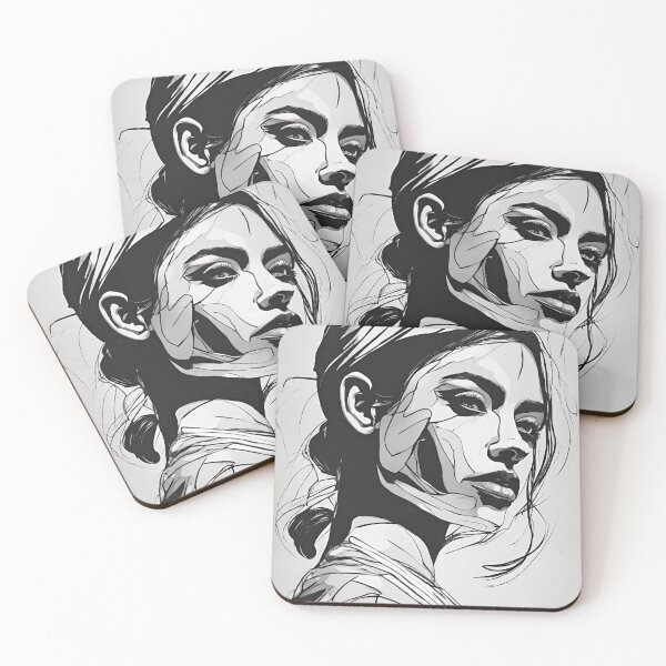 Item preview, Black and white timelessness: portrait art designed and sold by BPMagic.