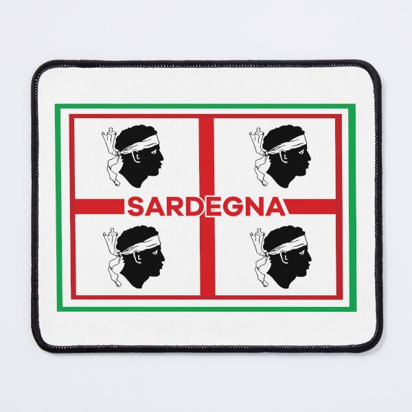 Item preview, Sardegna - Sardinia flag - 4 Mori Bandiera Italian flag designed and sold by miskaralise.