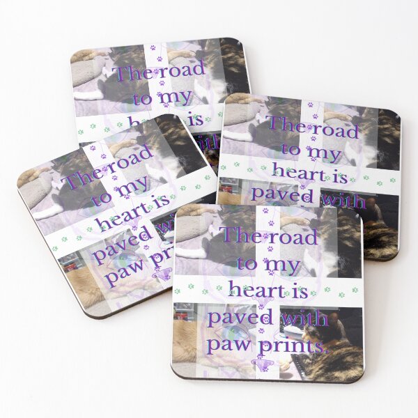Item preview, Purple Kitty: The Road to My Heart is Paved with Paw Prints designed and sold by Michael Snell.