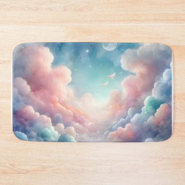 Item preview, Dreamy Watercolor Sky - Watercolor Clouds - Fantasy Watercolor Space designed and sold by stylishdzign.