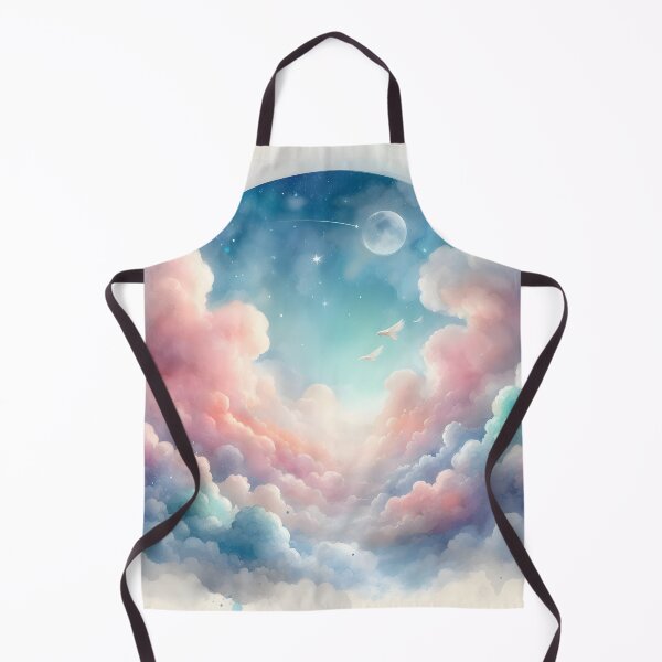 Item preview, Dreamy Watercolor Sky - Watercolor Clouds - Fantasy Watercolor Space designed and sold by stylishdzign.
