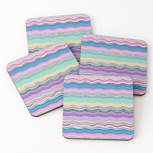 Item preview, Bauhaus Pastel Wave Pattern designed and sold by Zenvo.
