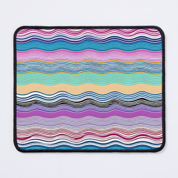 Item preview, Bauhaus Pastel Wave Pattern designed and sold by Zenvo.