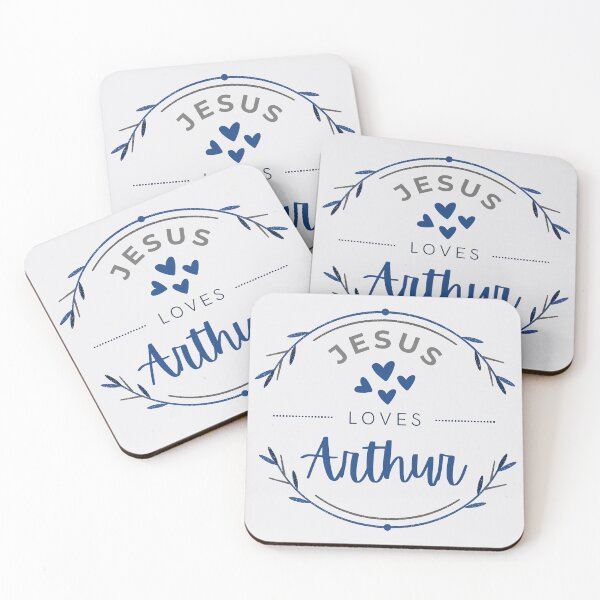 Item preview, Arthur - Jesus Loves Arthur / personalised name  designed and sold by Share-Blessings.