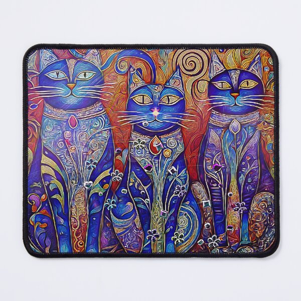 Item preview, Three Wise Cats designed and sold by Lisa Marie Mercer.