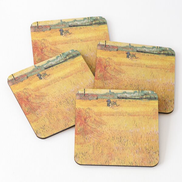 Item preview, Vincent van Gogh's Wheat field with View of Arles designed and sold by My Artprintz.