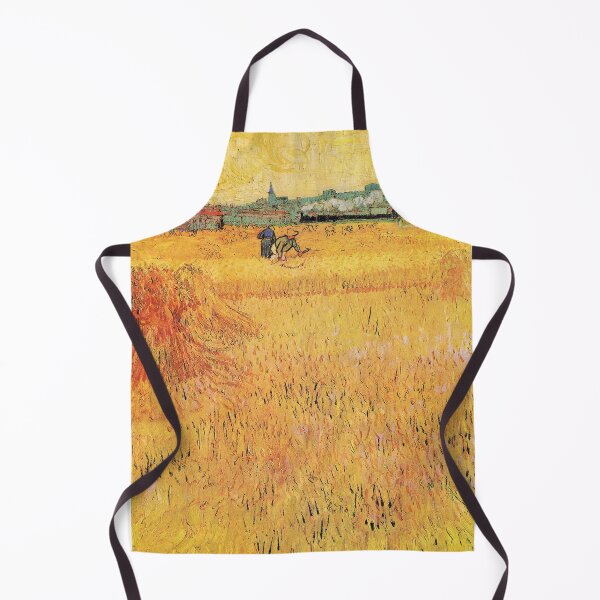 Item preview, Vincent van Gogh's Wheat field with View of Arles designed and sold by NikoVerse Studio.