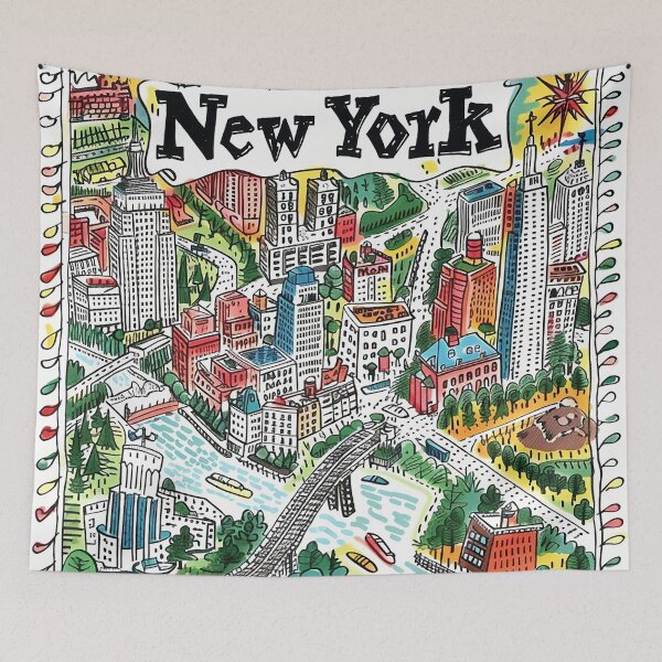 Item preview, NewYork Drawing Art designed and sold by nomiraclehere.