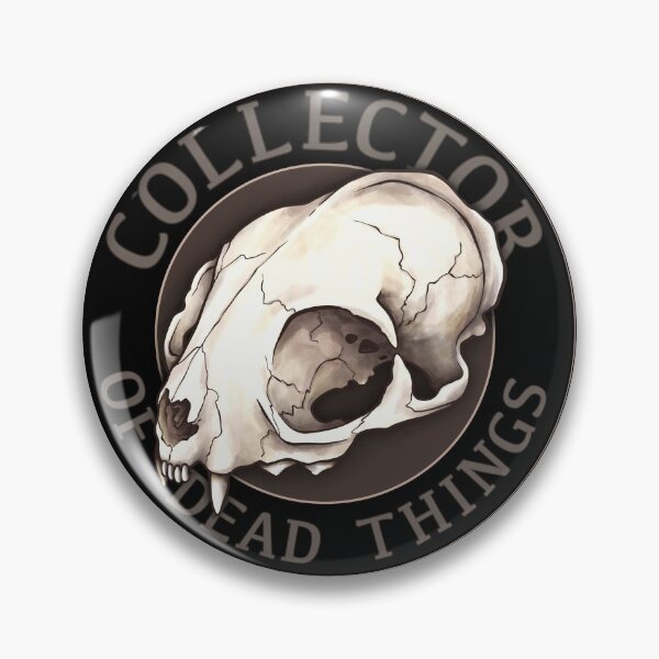 Item preview, COLLECTOR OF DEAD THINGS - Vulture Culture Cat Skull Taxidermy Feline Skull Gothic Oddities and Curiosities Curio Cabinet Witchcraft Furry Thieran  designed and sold by Veymoth.