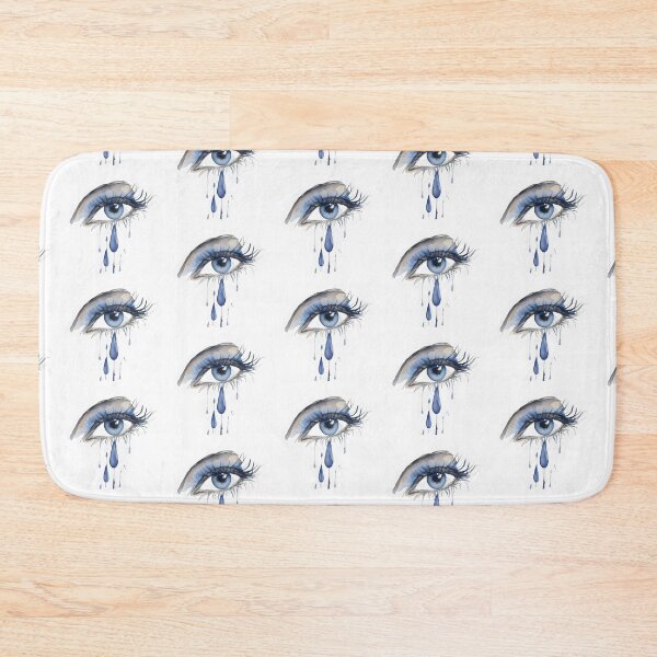 Item preview, Ethereal Gaze: Minimalistic Watercolor Eye with Tears designed and sold by MillennialVibe.