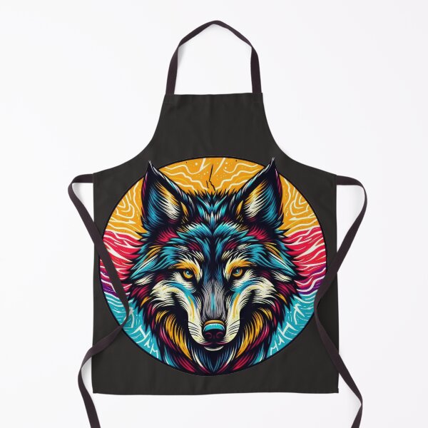 Item preview, Funny animal wolf emblem designed and sold by Expressions-Sel.