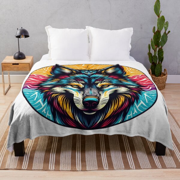 Item preview, Funny animal wolf emblem designed and sold by Expressions-Sel.