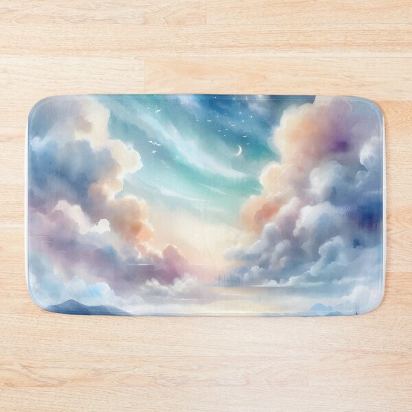 Item preview, Dreamy Watercolor Sky - Watercolor Clouds - Fantasy Watercolor Space designed and sold by stylishdzign.