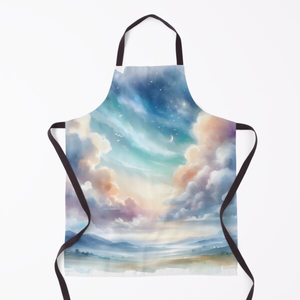 Item preview, Dreamy Watercolor Sky - Watercolor Clouds - Fantasy Watercolor Space designed and sold by stylishdzign.