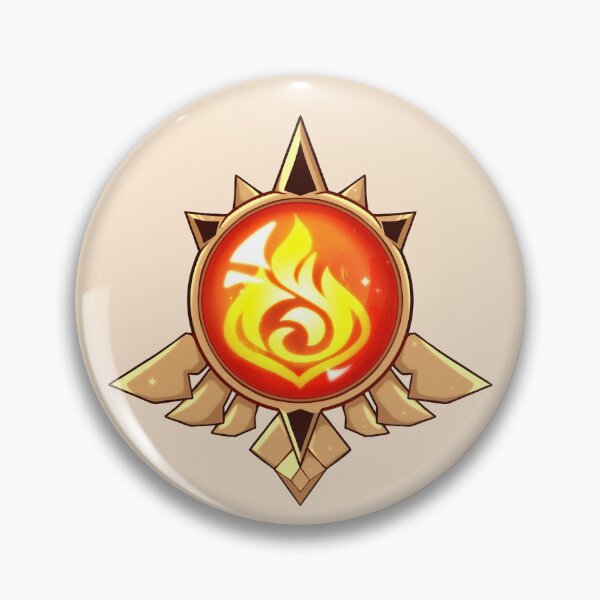 Item preview, Mondstadt Pyro Vision - Genshin Impact designed and sold by ChimeraFox.