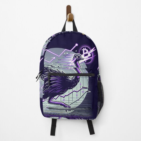 Item preview, $NOSS "Radiant Velocity: Ostrich Unleashing Purple Lightning" designed and sold by zzz888.