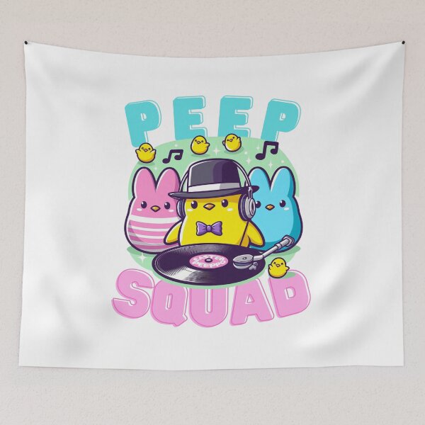 Item preview, Easter Peeps Vinyl - Peep Squad designed and sold by OnTheTrend.