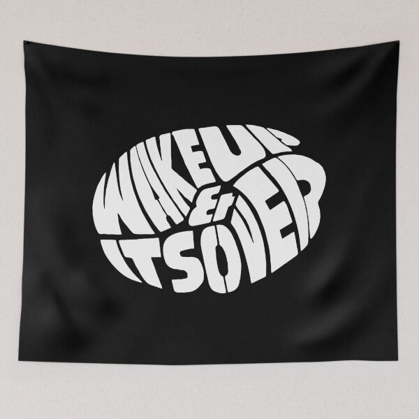 Item preview, Wake Up & It's Over - E.P. Logo - White designed and sold by skipat.