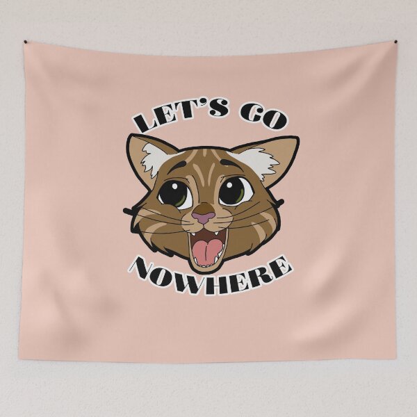 Item preview, let's go nowhere cat designed and sold by Amartcie.