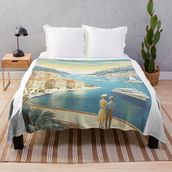 Item preview, Vintage Monaco Art Deco - Elegant Retro Travel Poster designed and sold by pod24.