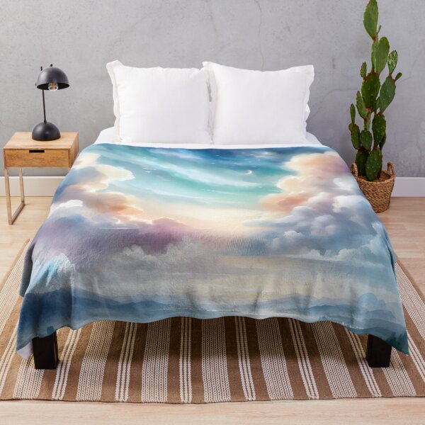 Item preview, Dreamy Watercolor Sky - Watercolor Clouds - Fantasy Watercolor Space designed and sold by stylishdzign.