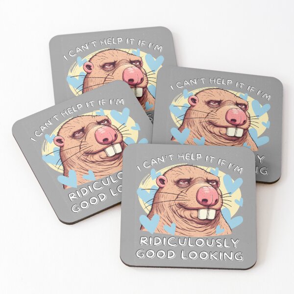 Item preview, Ridiculously Good Looking Molerat Funny Cartoon designed and sold by André Botes.