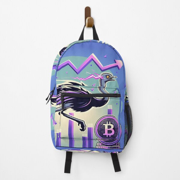 Item preview, $NOSS "Swift Radiance: Ostrich Unleashing Purple Lightning" designed and sold by zzz888.