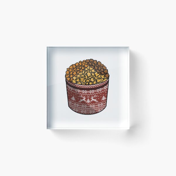 Item preview, Holiday Popcorn Tin designed and sold by honeybeepaper.