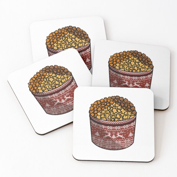 Item preview, Holiday Popcorn Tin designed and sold by honeybeepaper.
