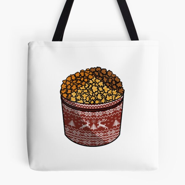 Item preview, Holiday Popcorn Tin designed and sold by honeybeepaper.