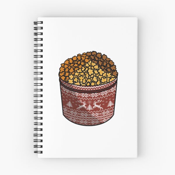 Item preview, Holiday Popcorn Tin designed and sold by honeybeepaper.