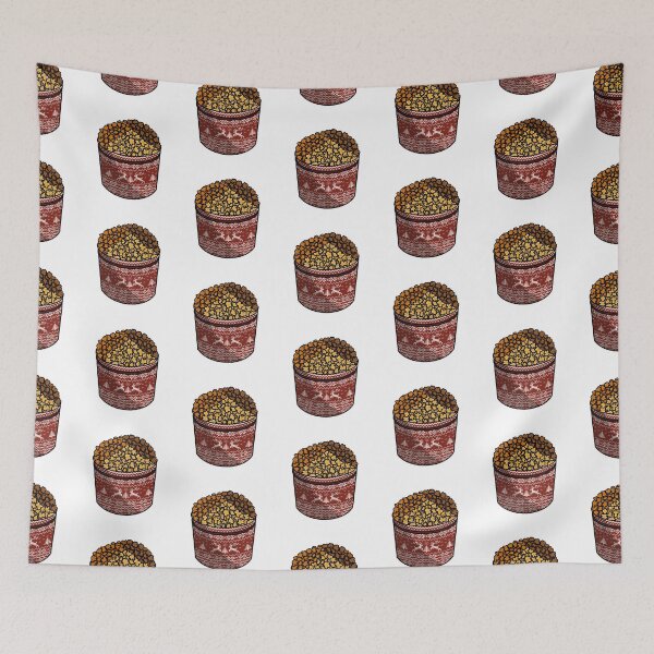 Item preview, Holiday Popcorn Tin designed and sold by honeybeepaper.